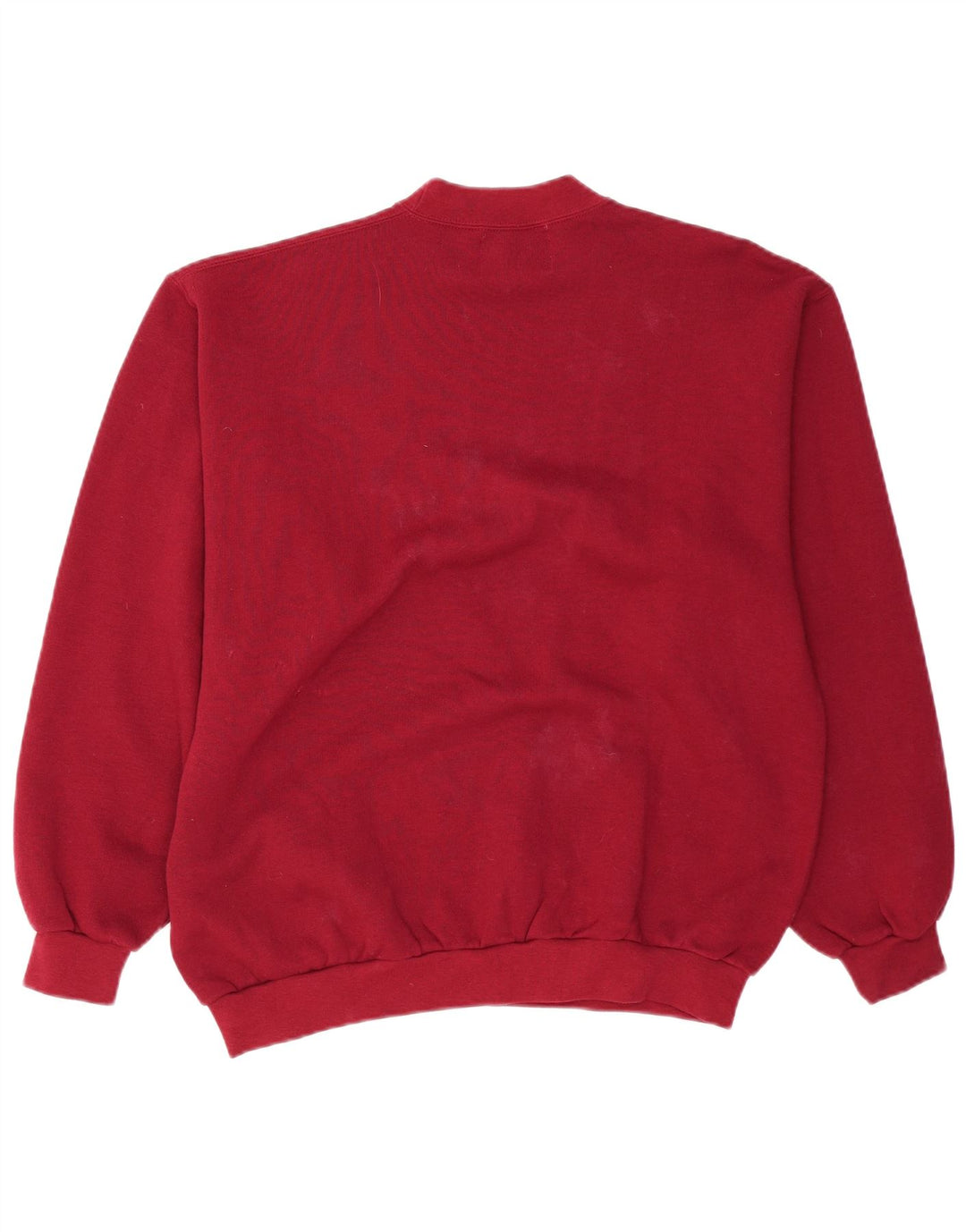 GYMNASIUM Mens Graphic Sweatshirt Jumper Large Burgundy