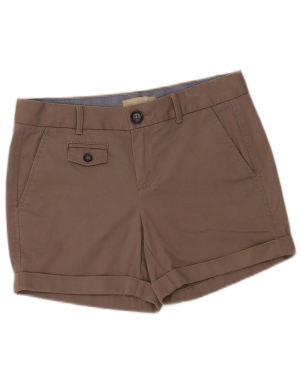 BANANA REPUBLIC Womens Chino Shorts US 0 XS W28  Grey Cotton