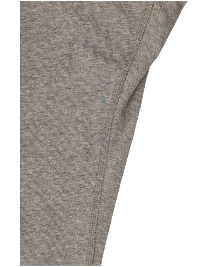 NIKE Womens Graphic Leggings UK 14 Large  Grey Cotton