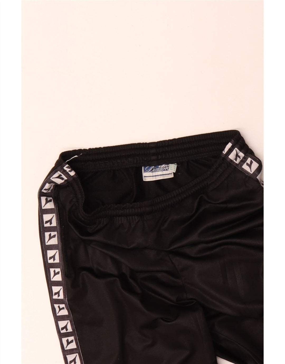 DIADORA Womens Oversized Graphic Full Tracksuit UK 10 Small Black