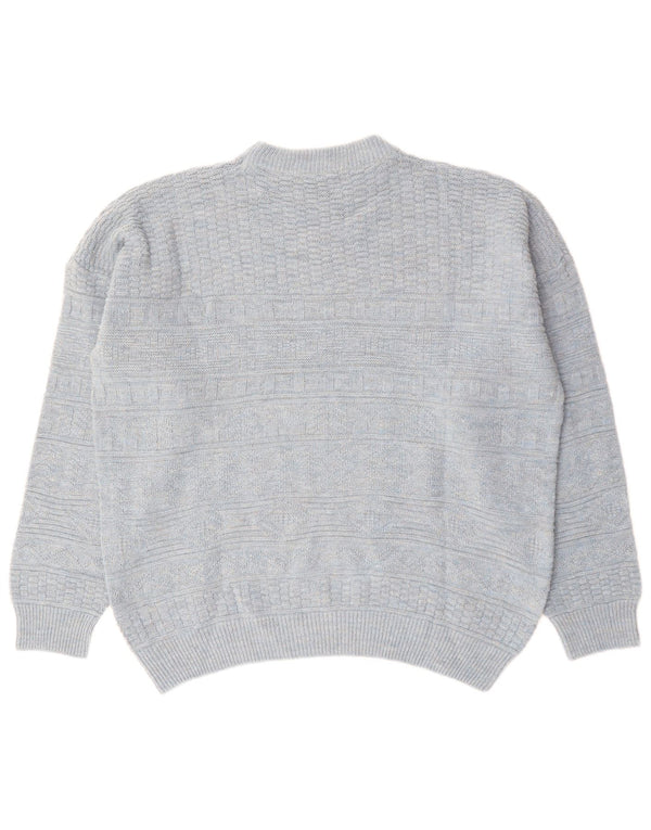 Vintage Mens Crew Neck Jumper Sweater XL Grey