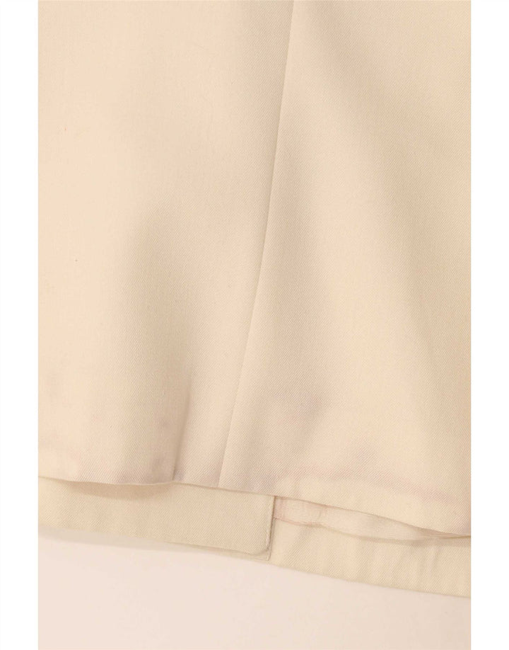 ALLUMETTE AC. Paris Womens Double Breasted Blazer Jacket UK 12 Medium Beige