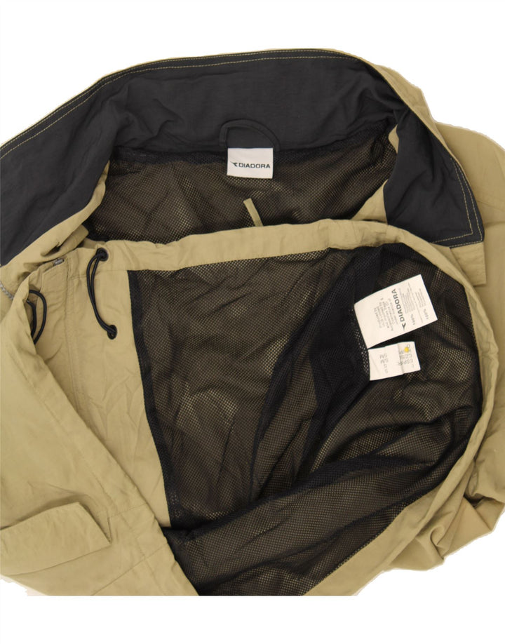 DIADORA Mens Utility Jacket UK 36 Small Beige Polyester Vintage Diadora and Second-Hand Diadora from Messina Hembry 