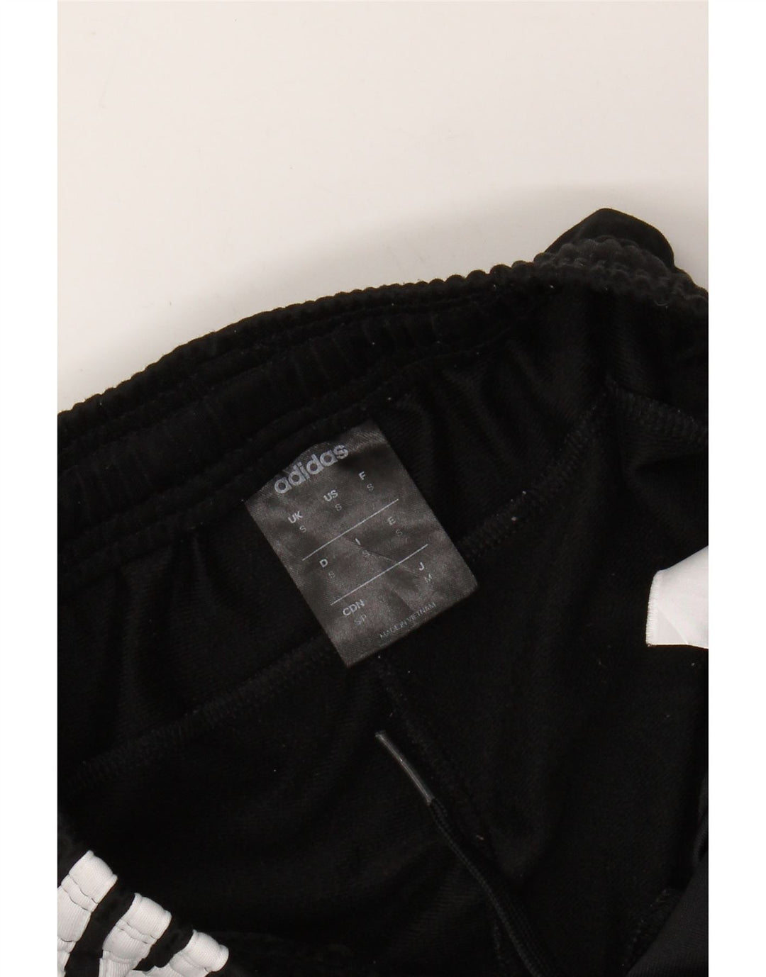 Adidas Womens Tracksuit Trousers UK 10 Small Black Polyester