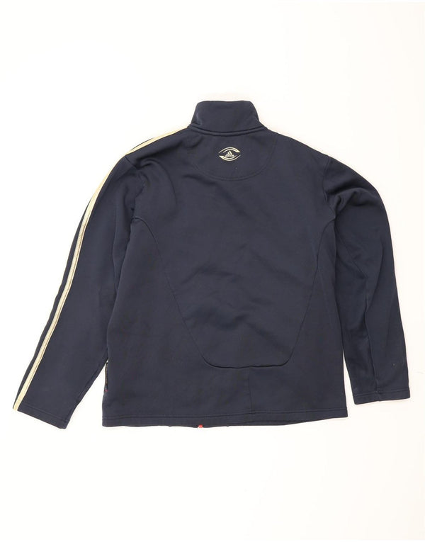 Adidas Mens Munster Rugby Tracksuit Top Jacket UK 36/38 Small Navy Blue