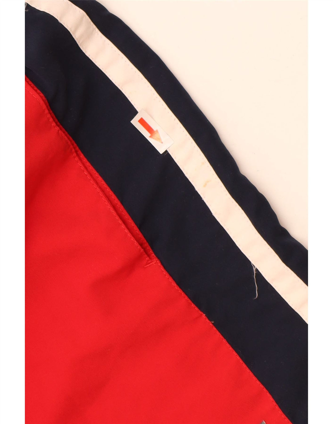 Converse Mens Swimming Shorts Small  Red Colourblock Polyester