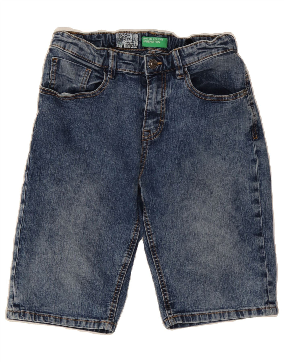 BENETTON Boys Denim Shorts 11-12 Years W26  Blue Vintage Benetton and Second-Hand Benetton from Messina Hembry 