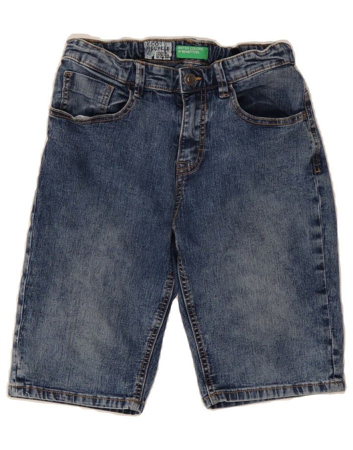 BENETTON Boys Denim Shorts 11-12 Years W26  Blue Vintage Benetton and Second-Hand Benetton from Messina Hembry 