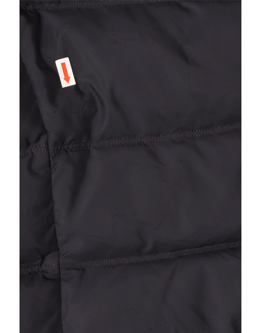 TOMMY HILFIGER Womens Hooded Padded Coat UK 10 Small Navy Blue Polyester