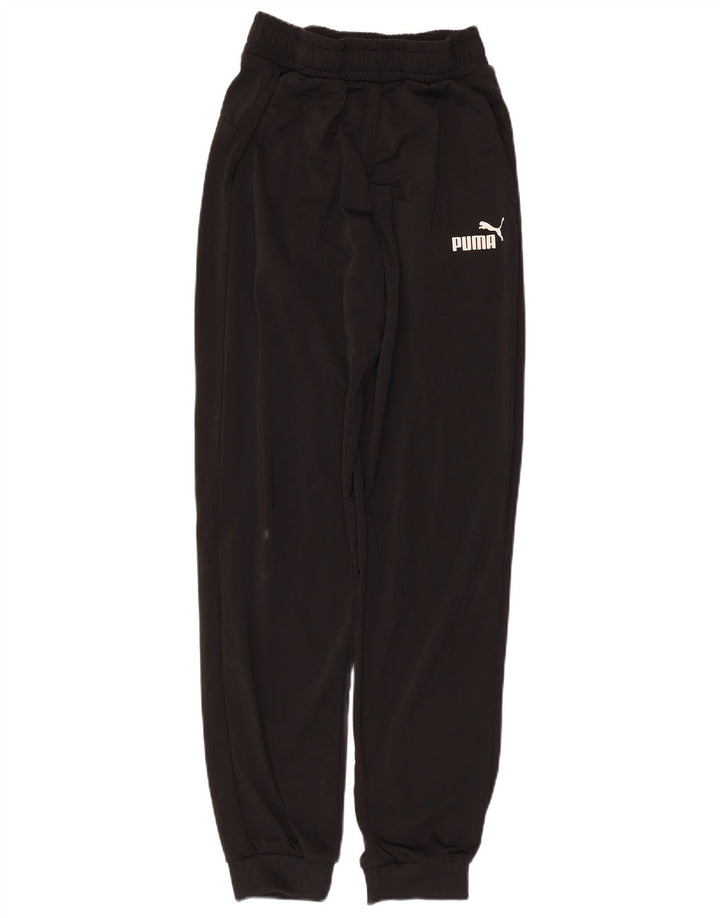 Puma Womens Tracksuit Trousers Joggers UK 10 Small  Black Polyester