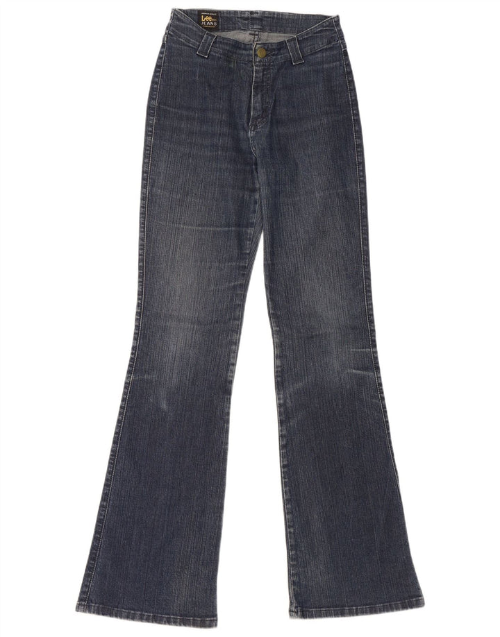 Lee Womens Flared Jeans W26 L32 Blue