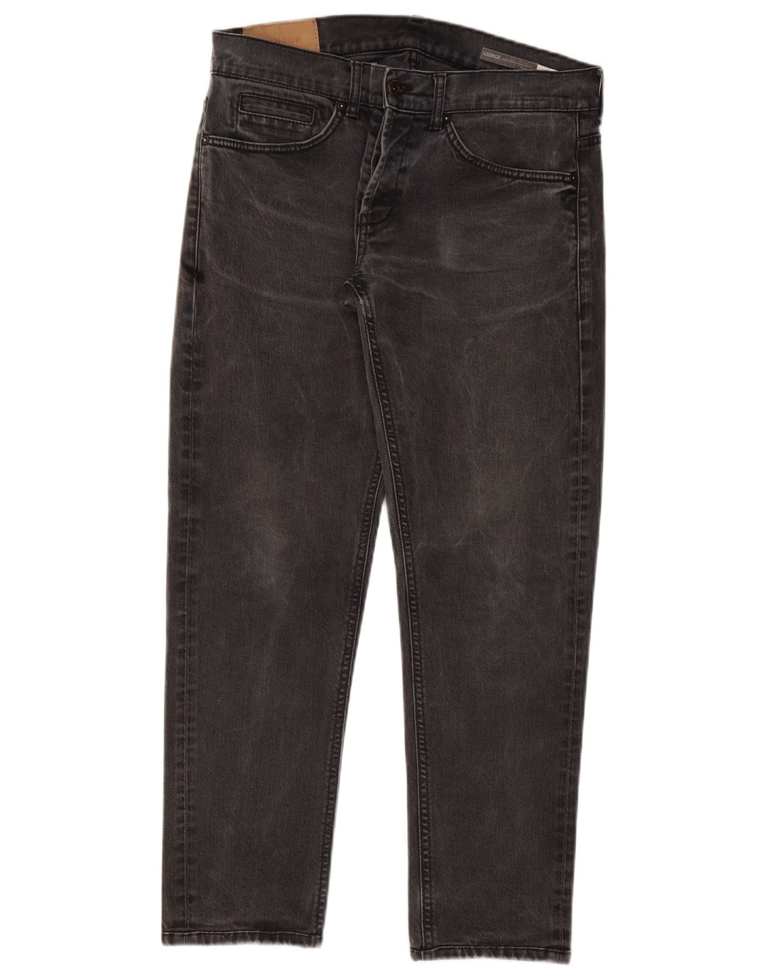 Dondup Mens George Slim Jeans W36 L29 Grey Cotton