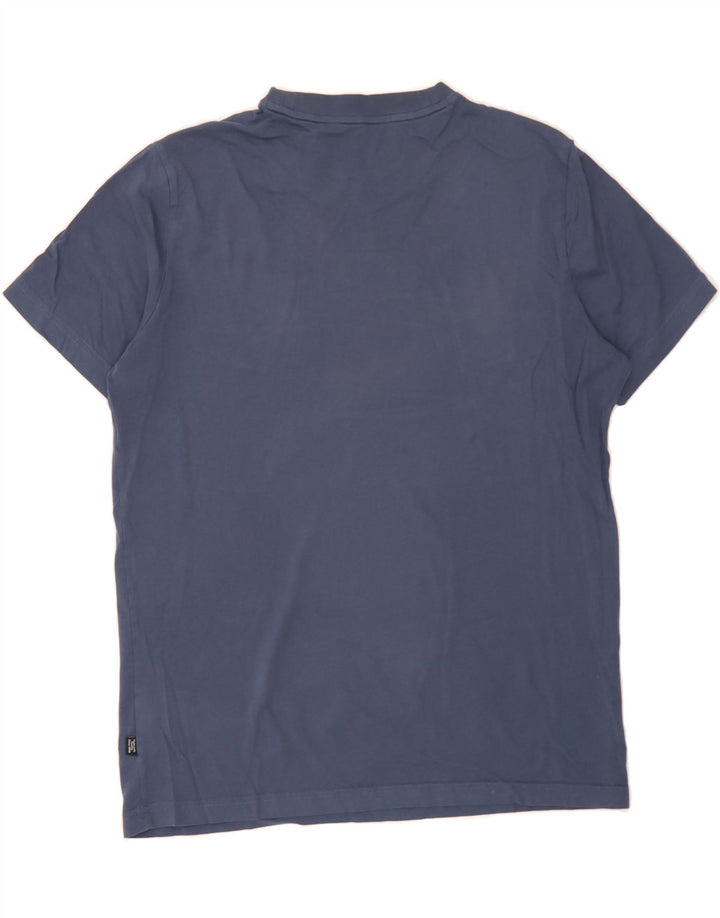 PUMA Mens Graphic T-Shirt Top Medium Navy Blue Cotton Vintage Puma and Second-Hand Puma from Messina Hembry 