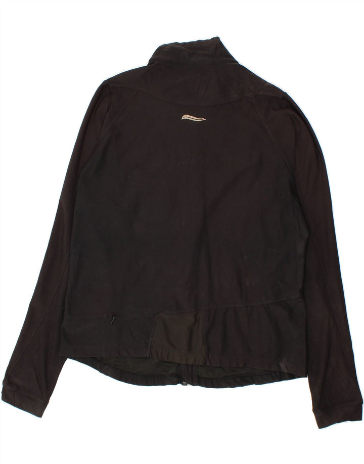 NIKE Womens Fit Dry Tracksuit Top Jacket US 16/18 XL Black Polyester Vintage Nike and Second-Hand Nike from Messina Hembry 
