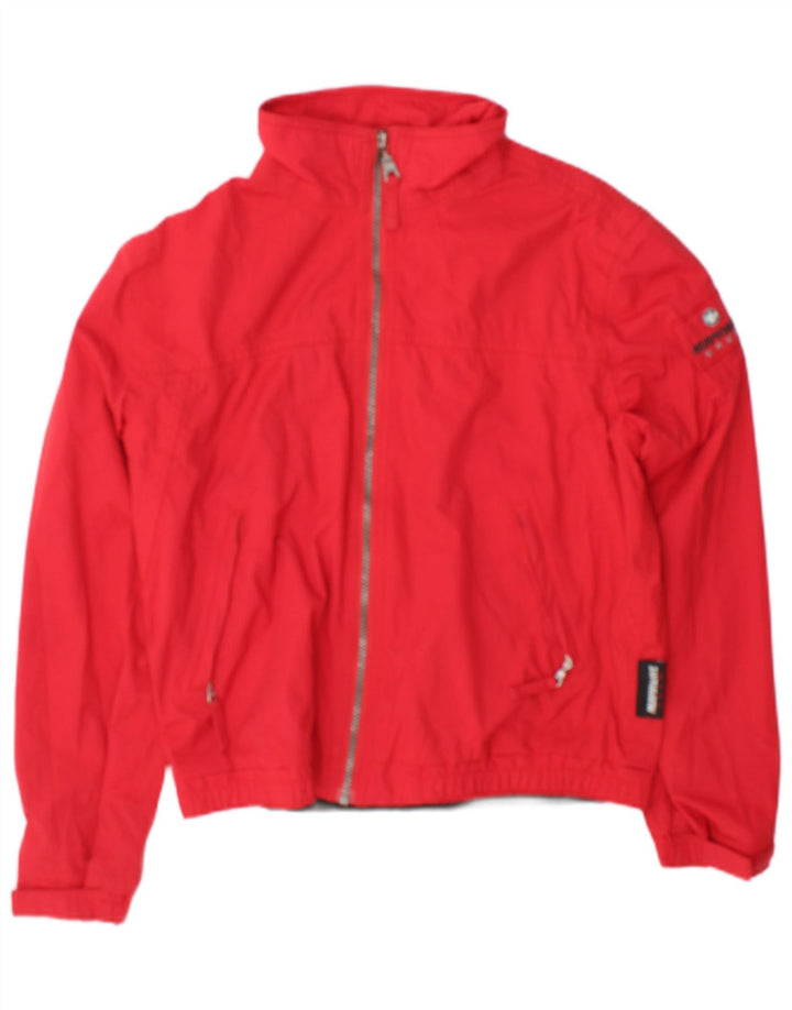 Murphy & Nye Womens Rain Jacket UK 14 Medium Red Polyamide
