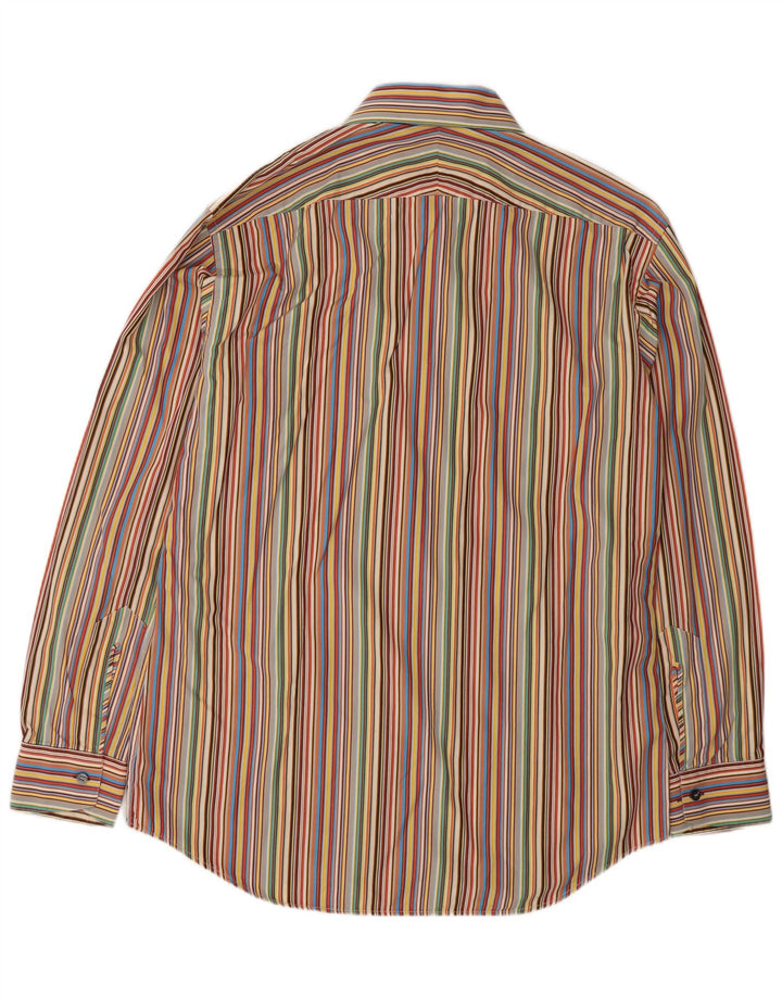 PAUL SMITH Mens Shirt Size 16 1/2 42 Large Multicoloured Striped Cotton
