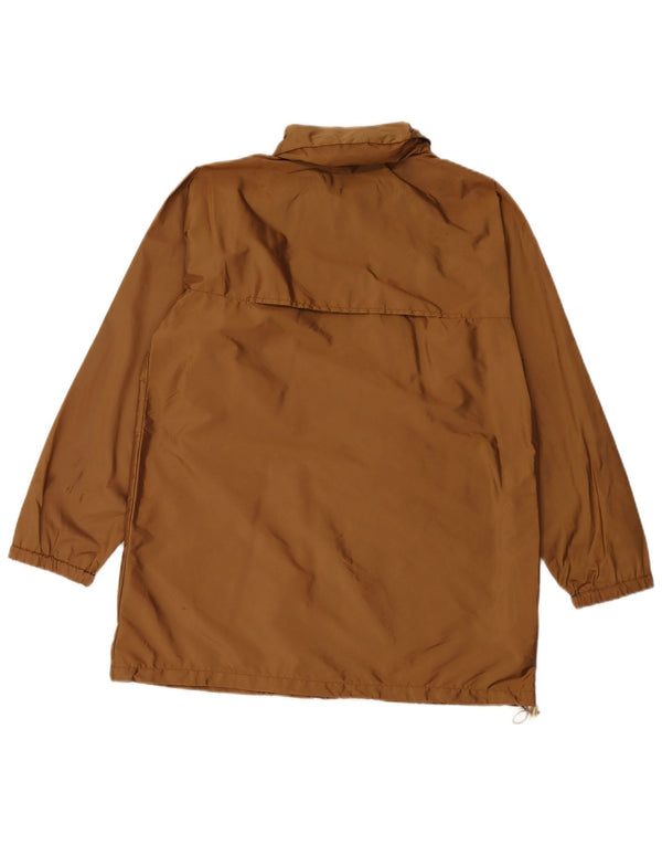 MAX MARA Womens Weekend Hooded Oversized Rain Jacket UK 8 Small Brown
