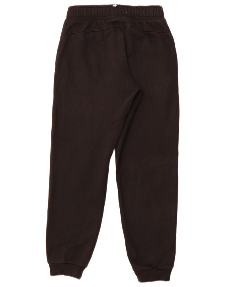 PUMA Boys Tracksuit Trousers Joggers 13-14 Years  Black Cotton