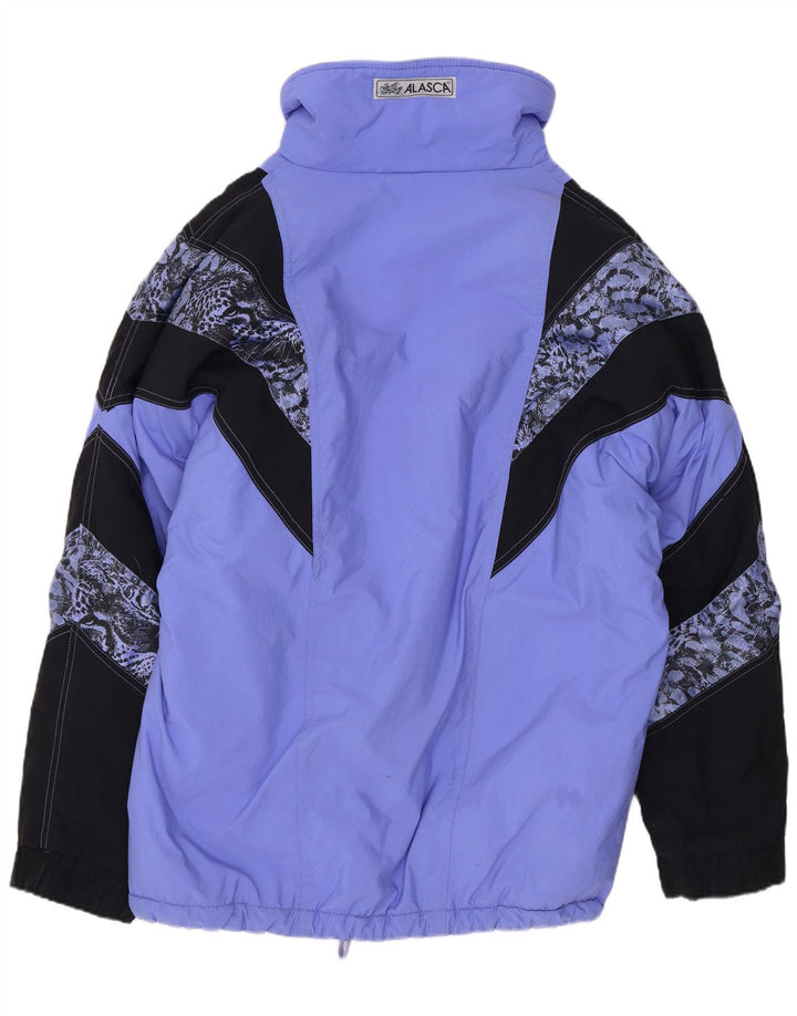Alasca Mens Ski Jacket XL Blue Colourblock Polyamide Retro