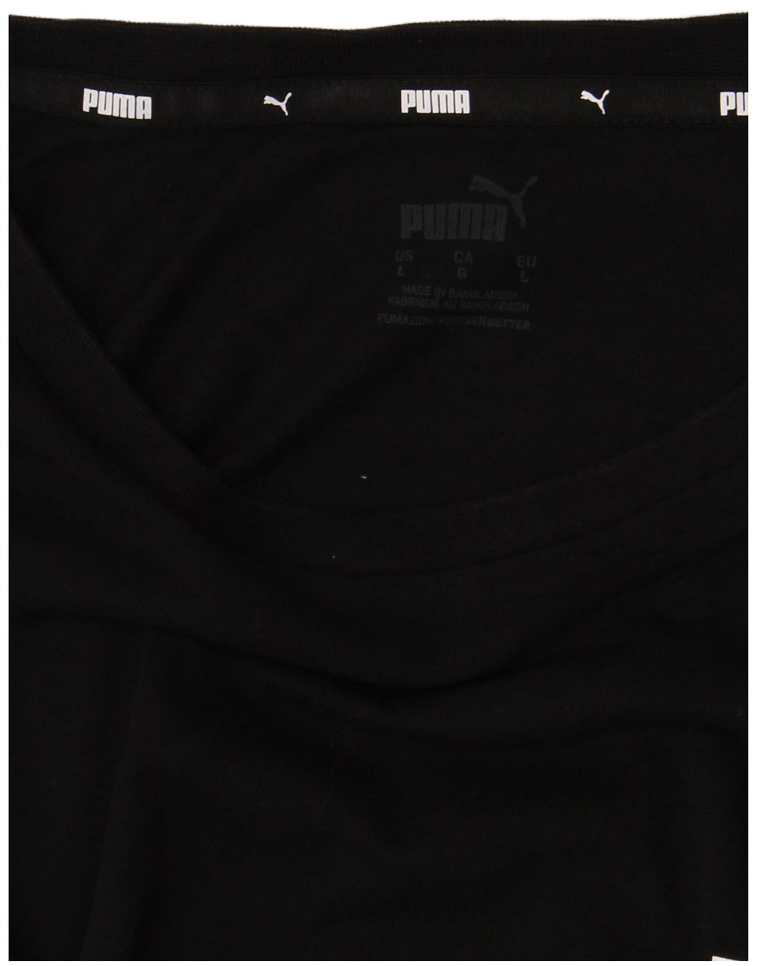 Puma Mens Graphic T-Shirt Top Large Black