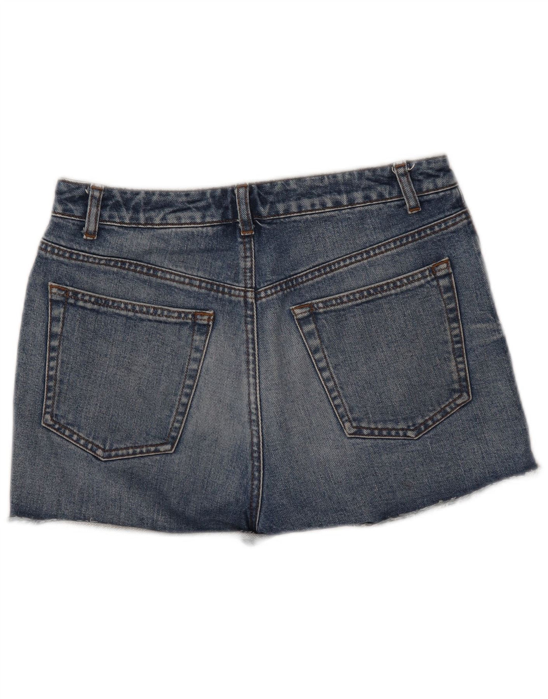 TOPSHOP Womens Denim Shorts UK 12 Medium W30 Blue Cotton