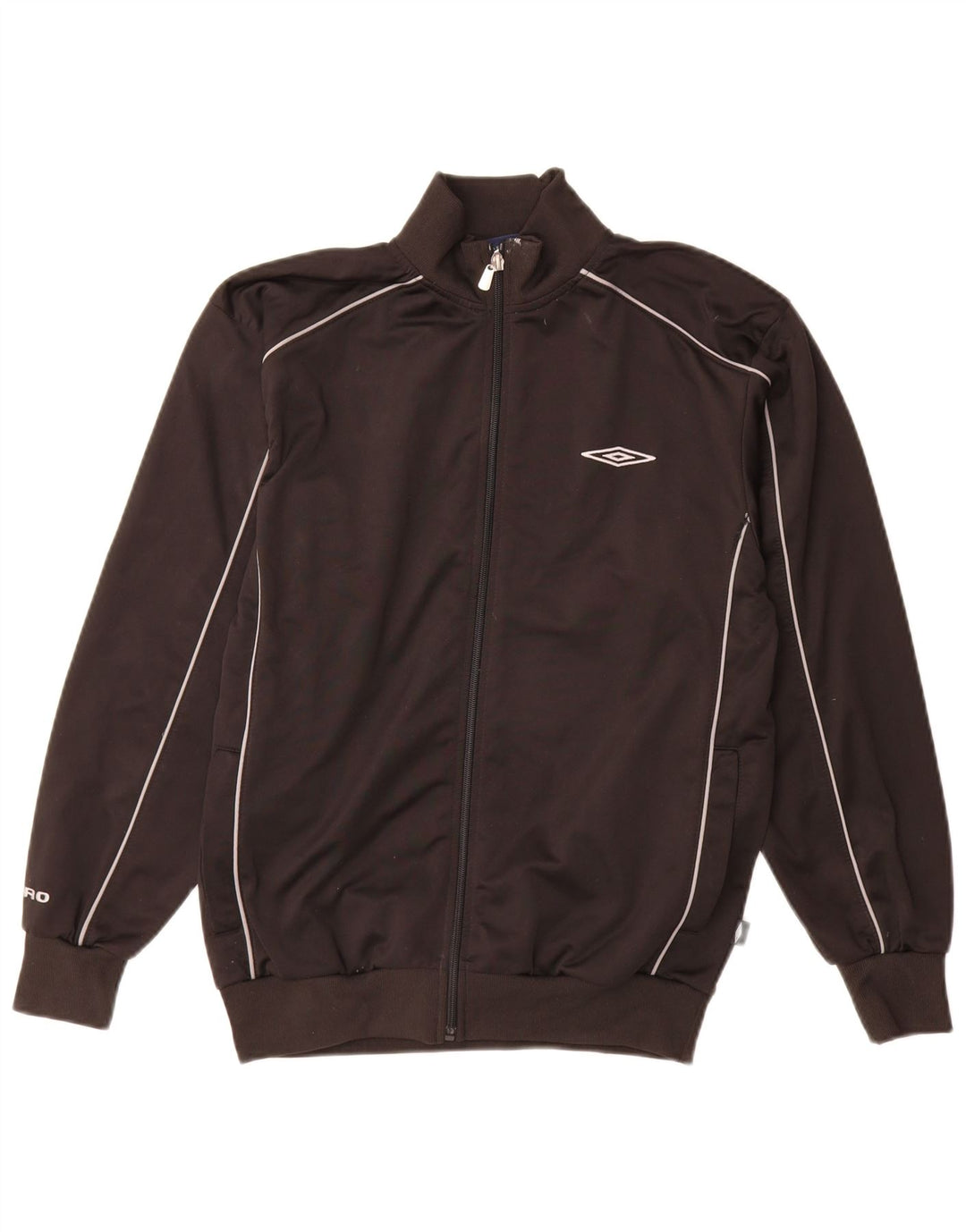 UMBRO Boys Tracksuit Top Jacket 12-13 Years XL  Black Polyester