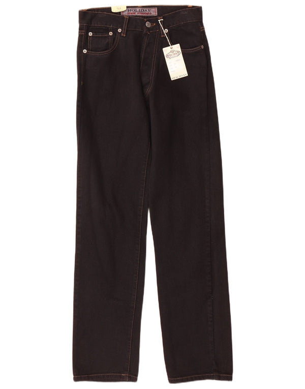 Holiday Womens 511 Original Fit Straight Jeans IT 40 Small W26 L32 Black