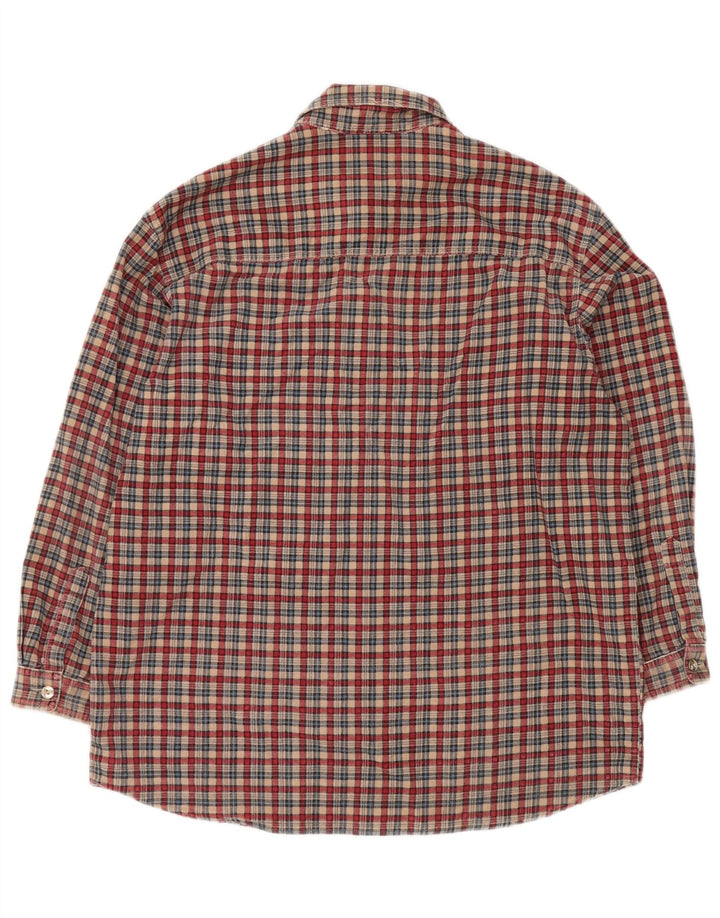S.Oliver Boys Corduroy Shirt 11-12 Years Red Check Cotton