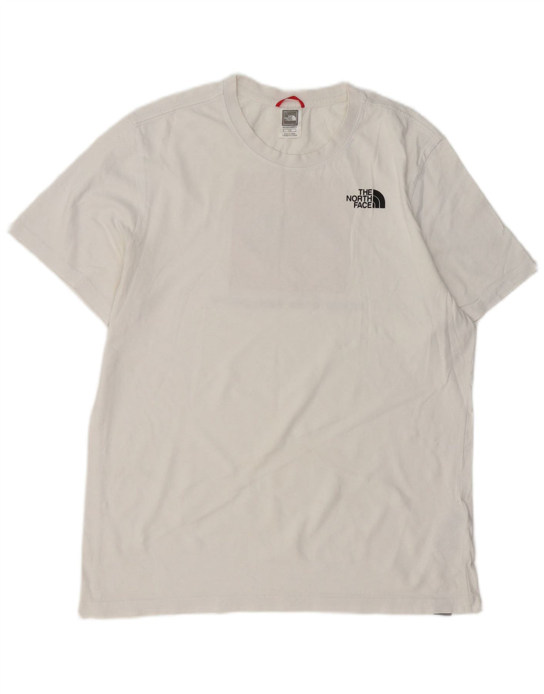 THE NORTH FACE Mens Graphic T-Shirt Top Large White Cotton
