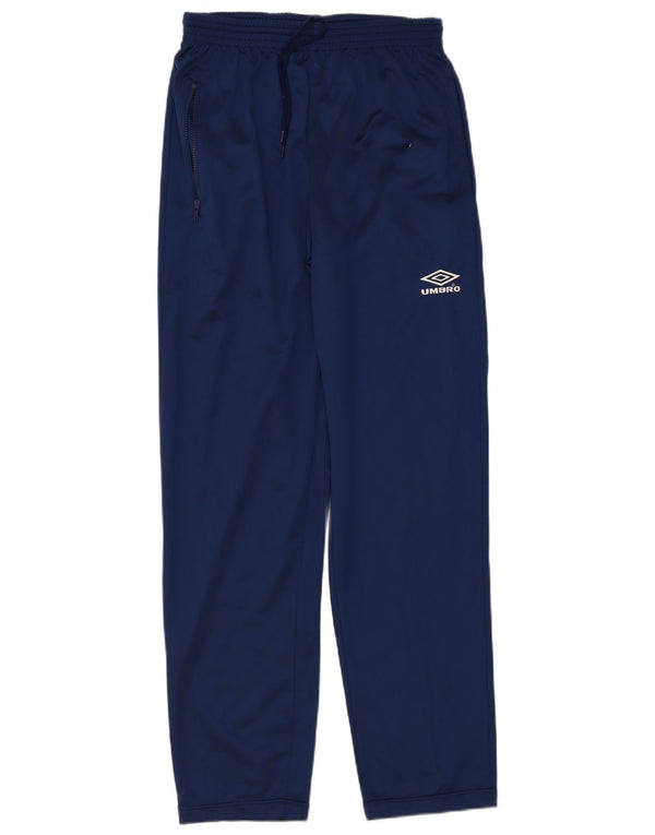 Umbro Mens Tracksuit Trousers Large Navy Blue Polyester