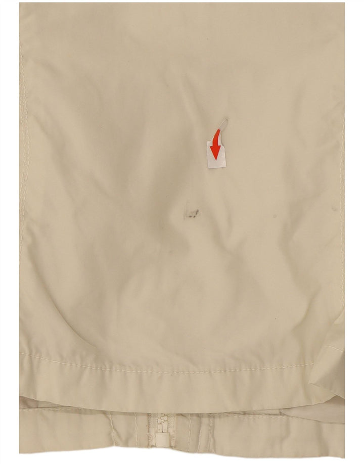 Bomb Boogie Womens Bomber Jacket UK 12 Medium Off White Polyester