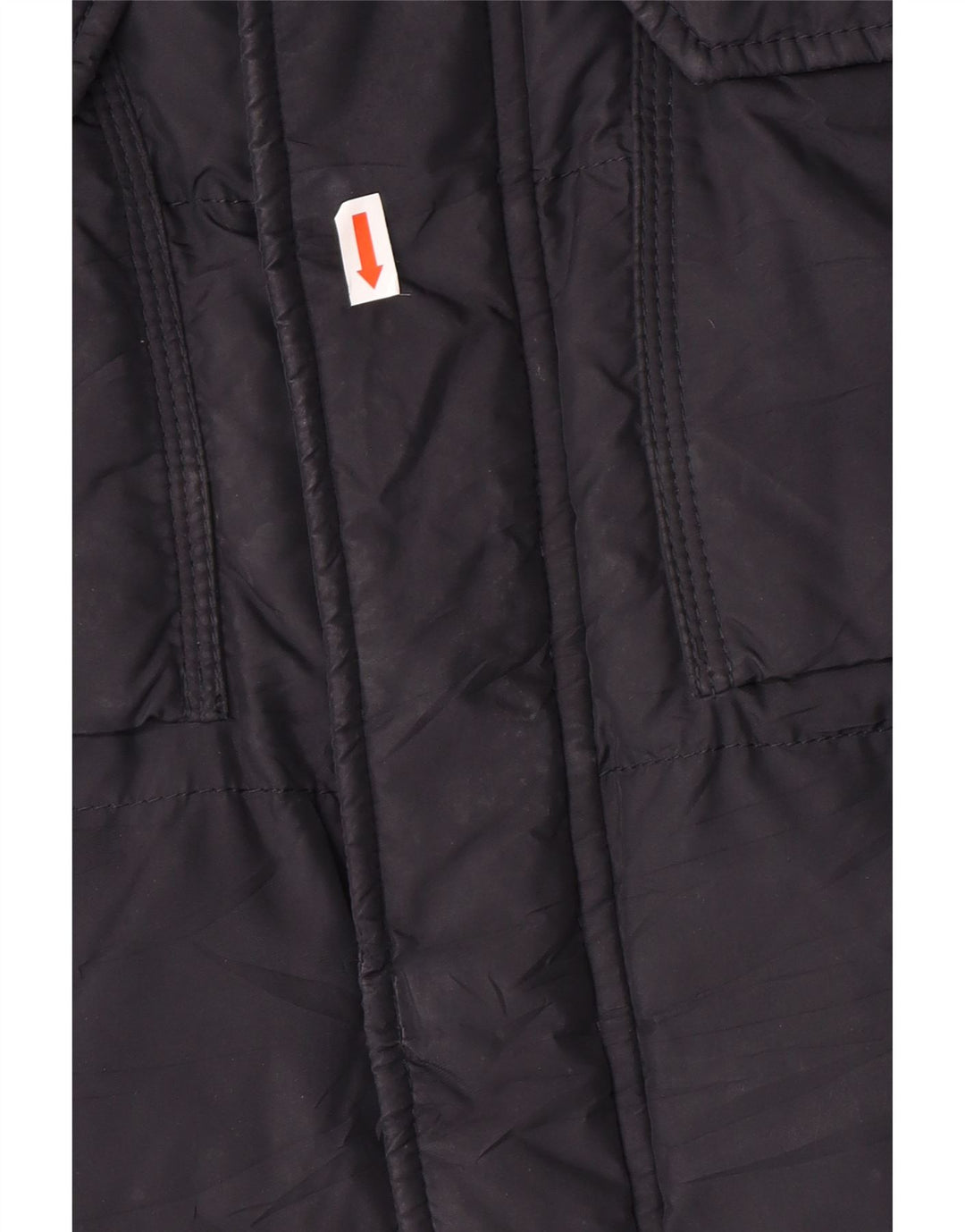 FAY Mens Hooded Padded Jacket UK 40 Large Navy Blue Polyester