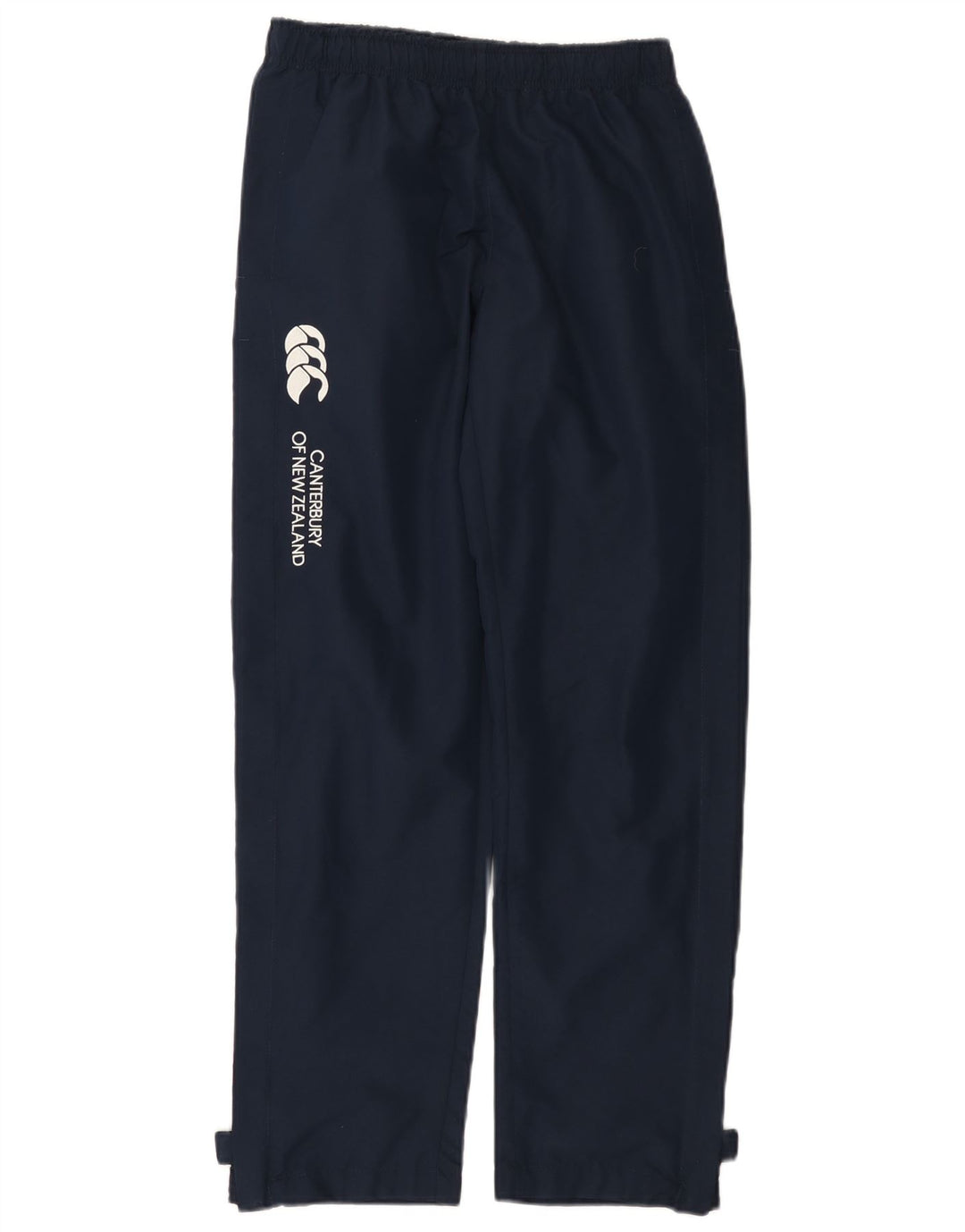 CANTERBURY Girls Graphic Windbreaker Trousers 13-14 Years Navy Blue
