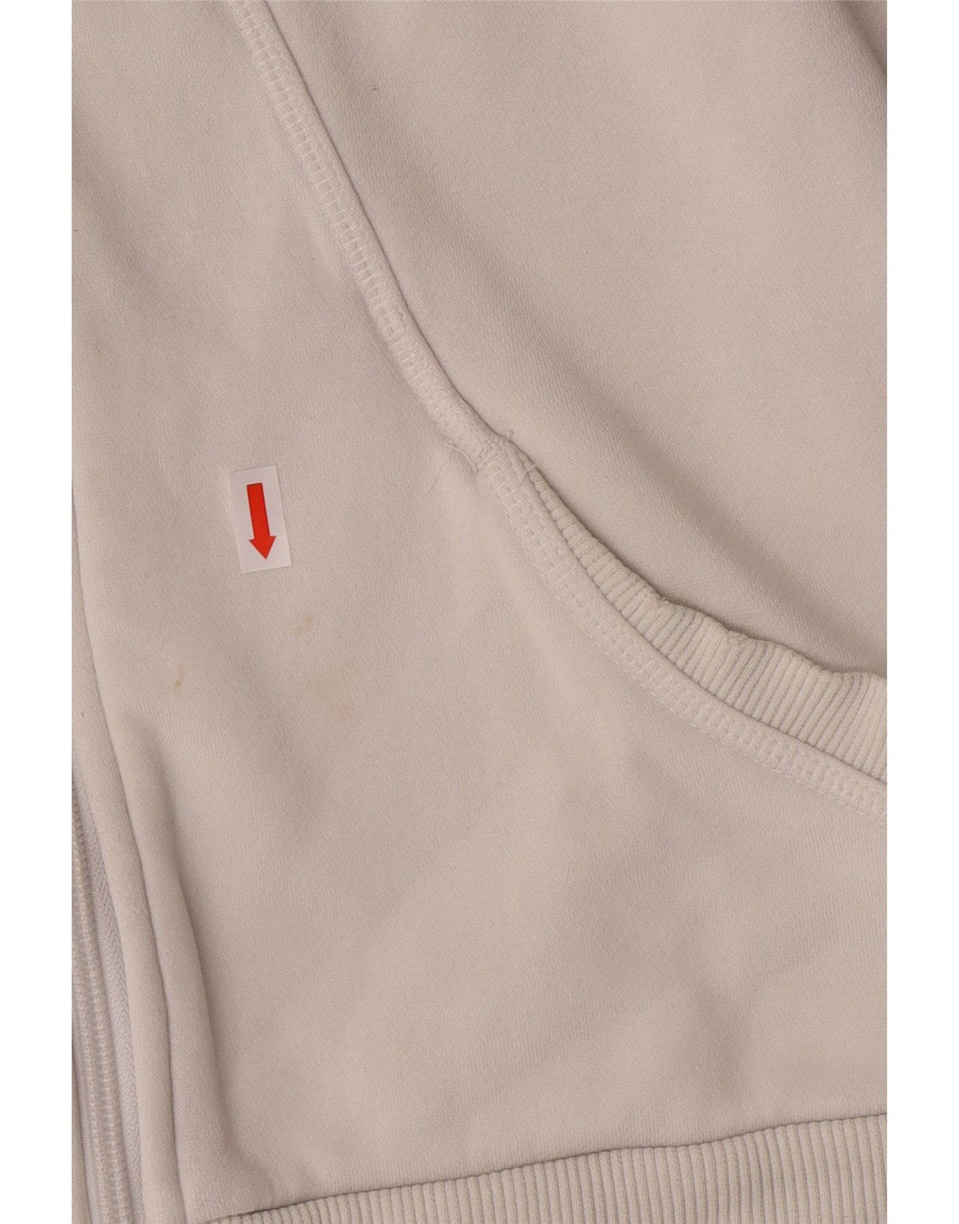 PUMA Womens Zip Hoodie Sweater UK 10 Small White