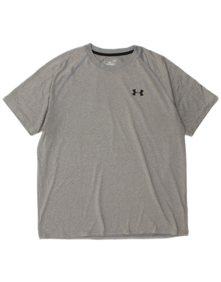 UNDER ARMOUR Mens T-Shirt Top Large Grey