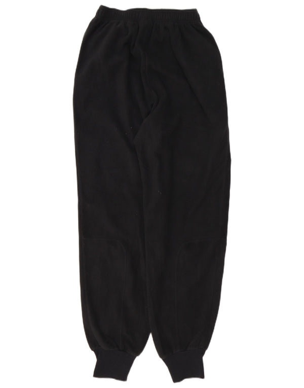 REEBOK Womens Tracksuit Trousers Joggers UK 8/10 Small Black Polyester
