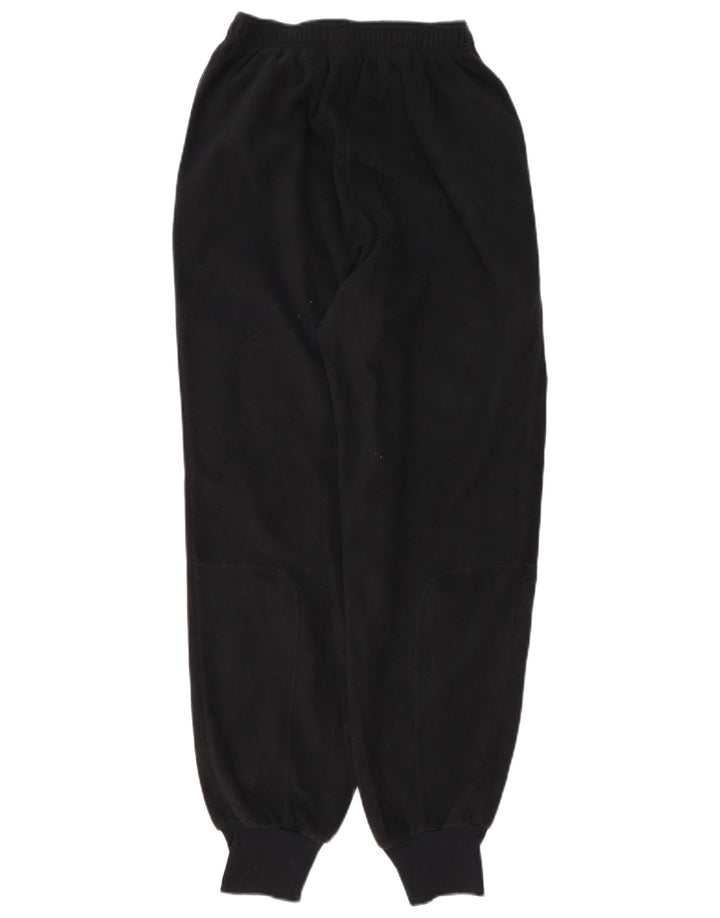 REEBOK Womens Tracksuit Trousers Joggers UK 8/10 Small Black Polyester