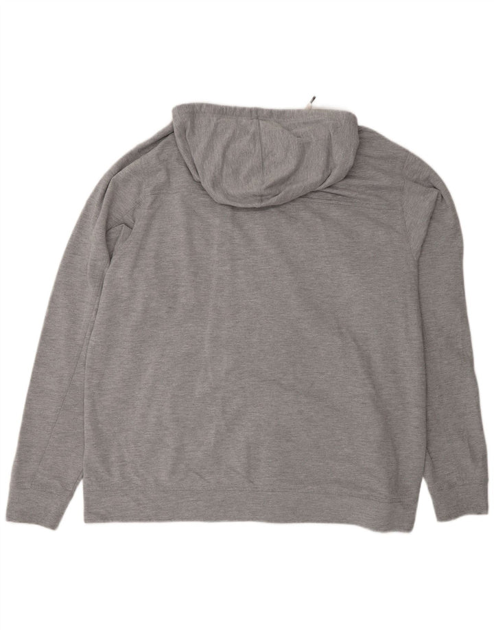 Levi's Mens Hooded Tracksuit Top Jacket 2XL Grey Cotton