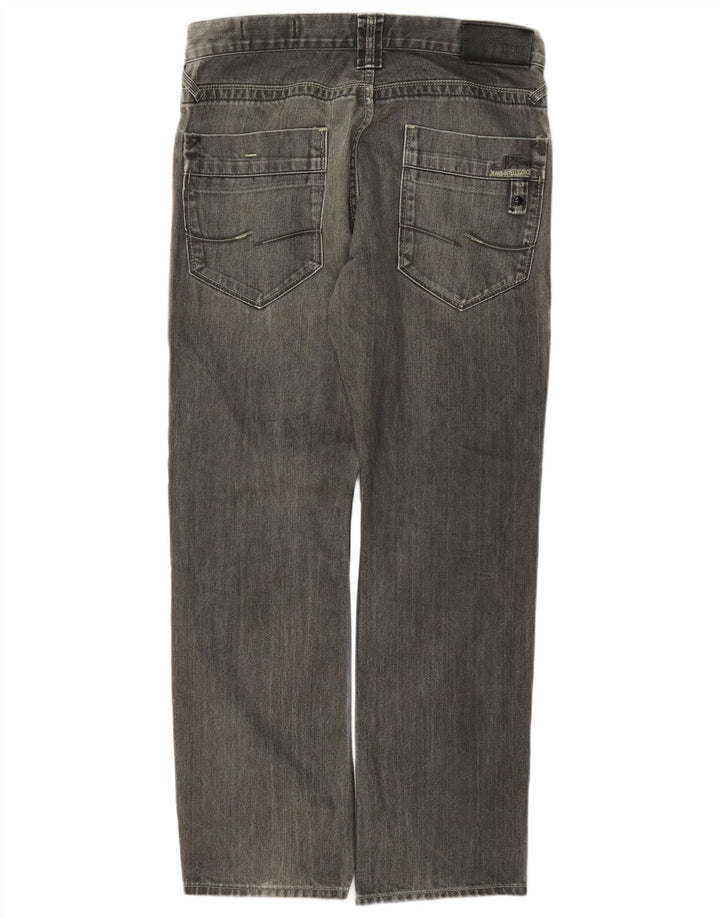 Jack & Jones Mens Straight Jeans W32 L32 Grey