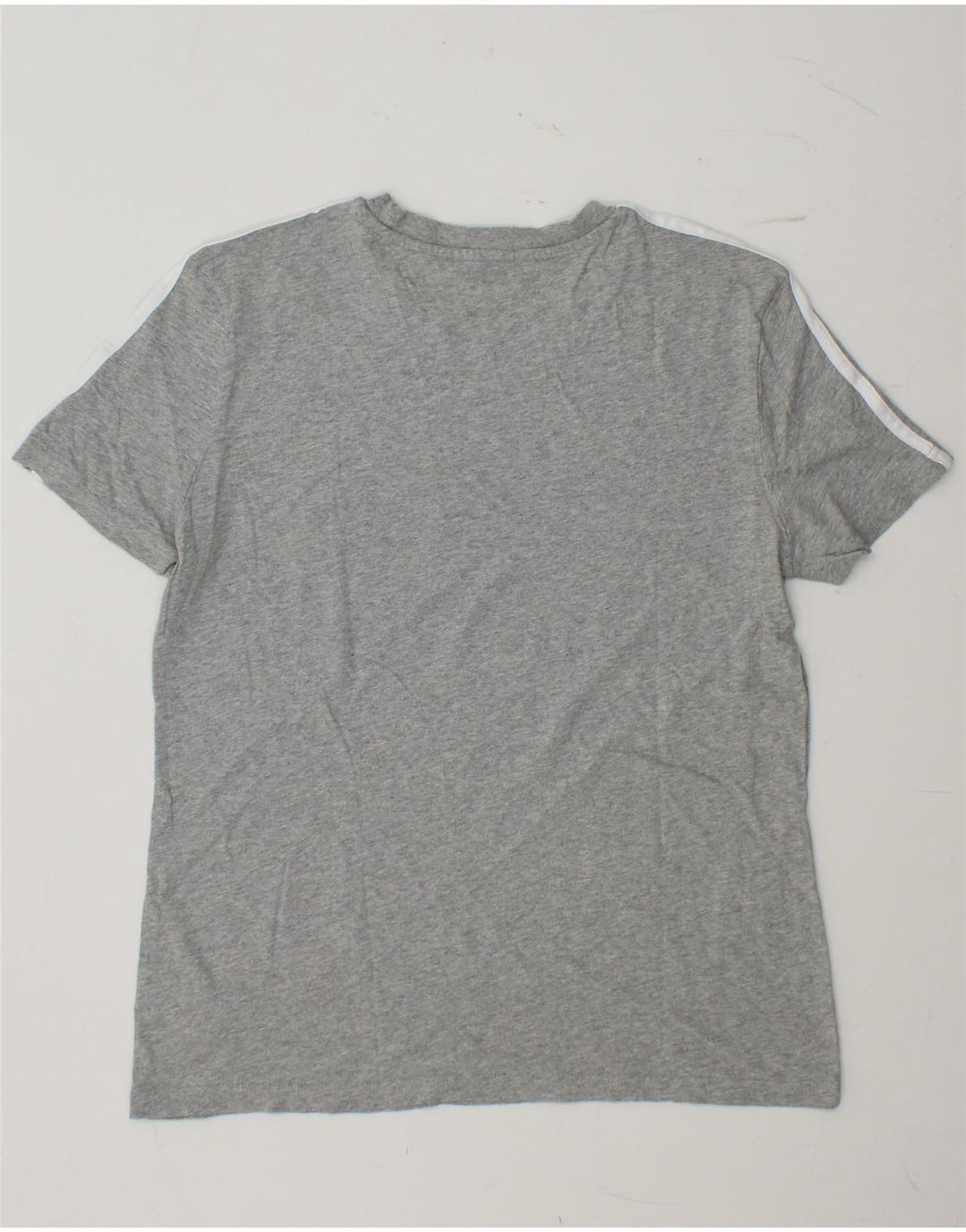 ADIDAS Womens T-Shirt Top UK 16/18 Large Grey Cotton