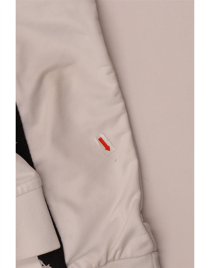 KAPPA Girls Graphic Tracksuit Top Jacket 11-12 Years Small  White