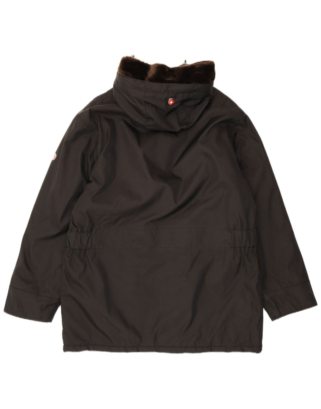 Cape Horn Mens Hooded Windbreaker Jacket UK 40 Large Black Polyester