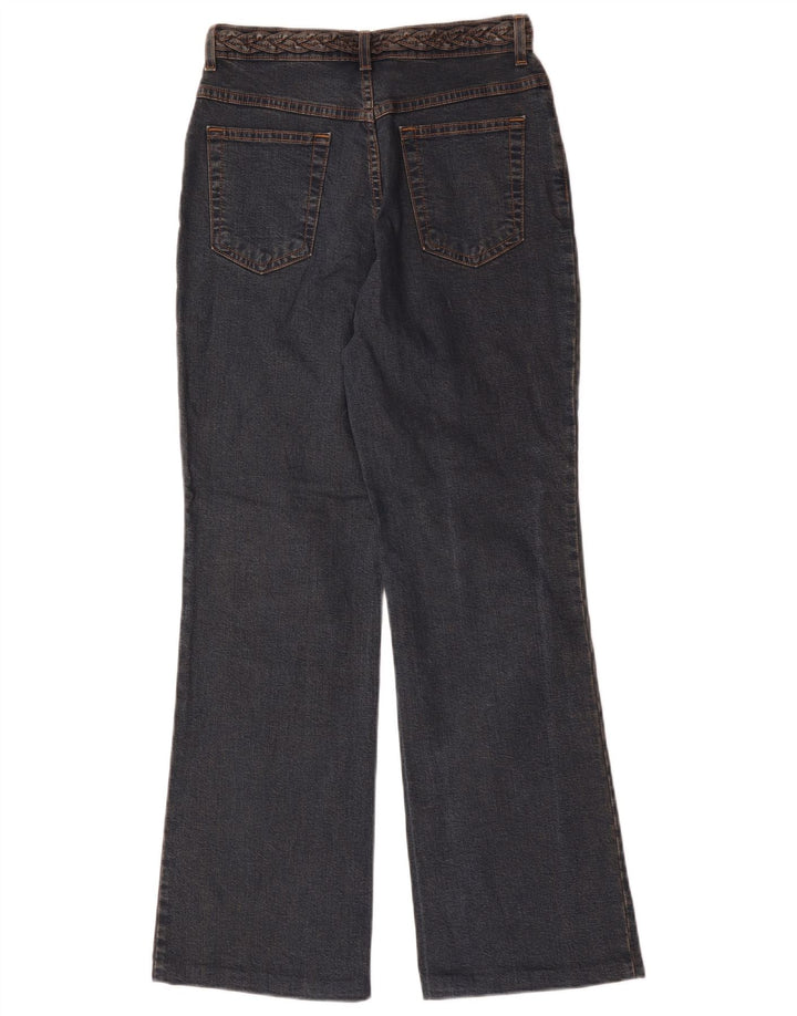 Marks & Spencer Womens Bootcut Jeans UK 10 Small W28 L30 Navy Blue