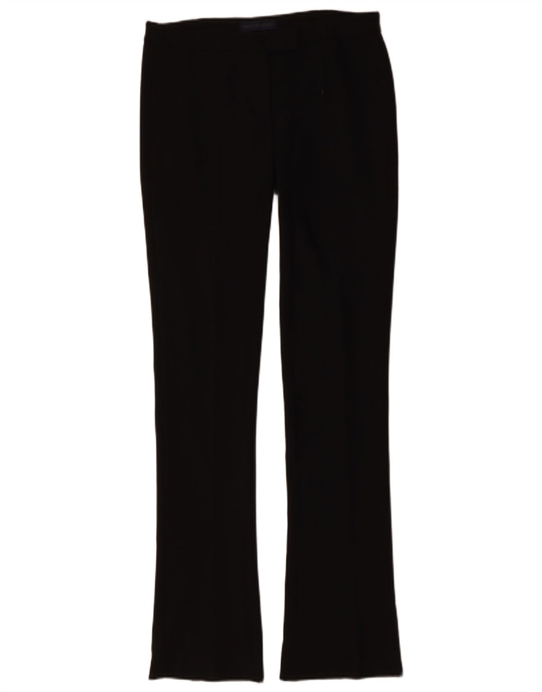 Trussardi Womens Bootcut Suit Trousers IT 40 Small W30 L34 Black Polyester