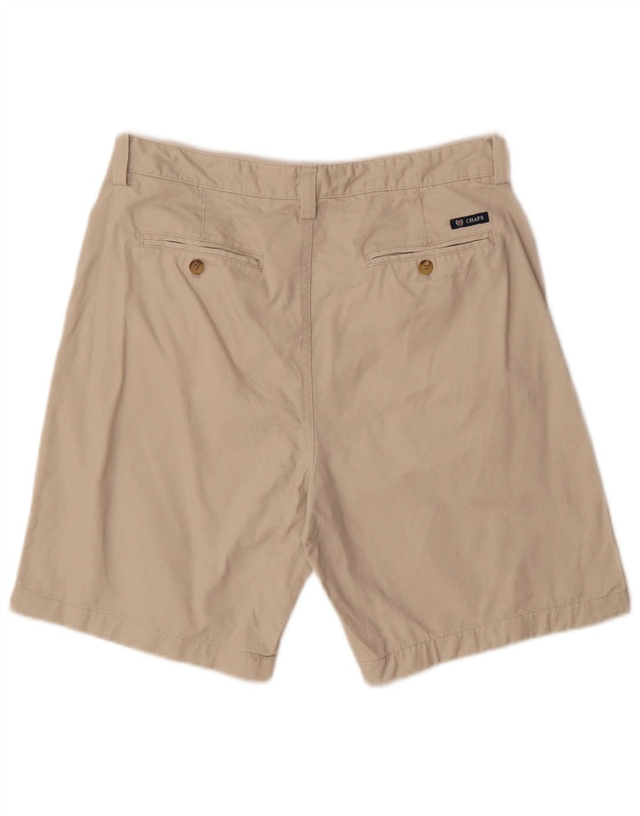 Chaps Mens Chino Shorts W34 Large Beige Cotton