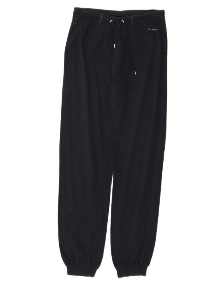 CHAMPION Womens Tracksuit Trousers Joggers UK 14 Medium  Navy Blue