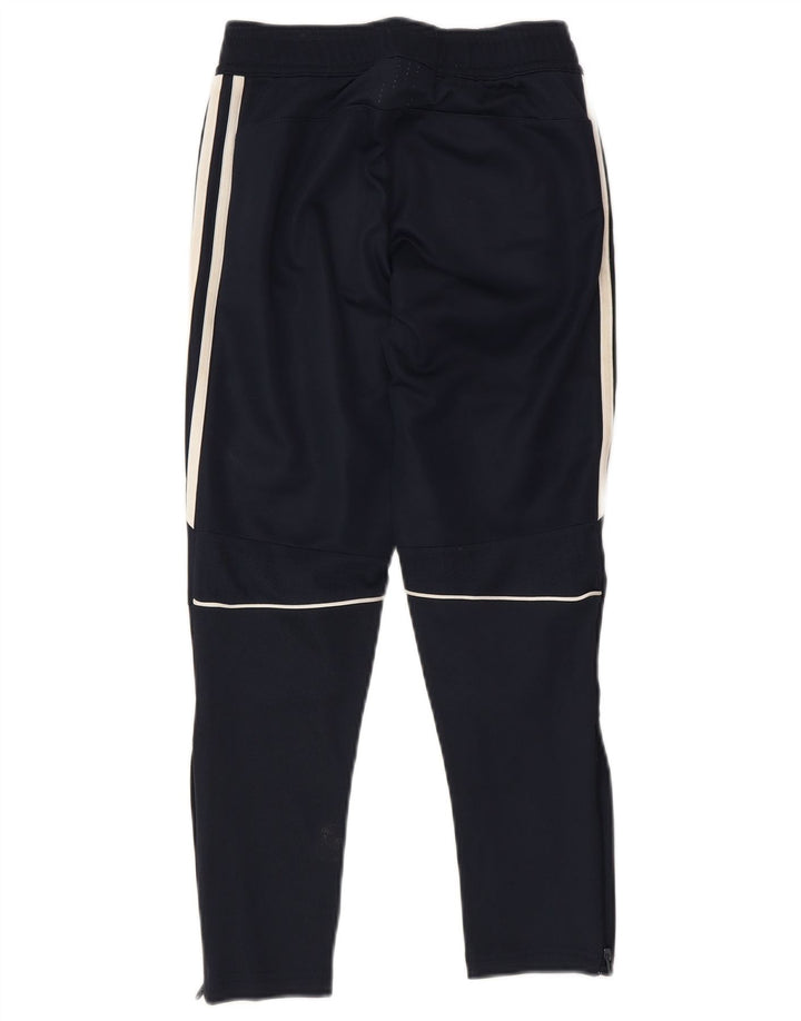 Adidas Boys Climacool Tracksuit Trousers 7-8 Years  Navy Blue Polyester