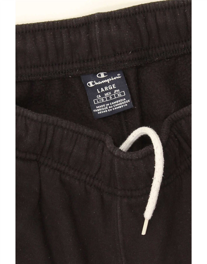 Champion Mens Tracksuit Trousers Joggers Large Black