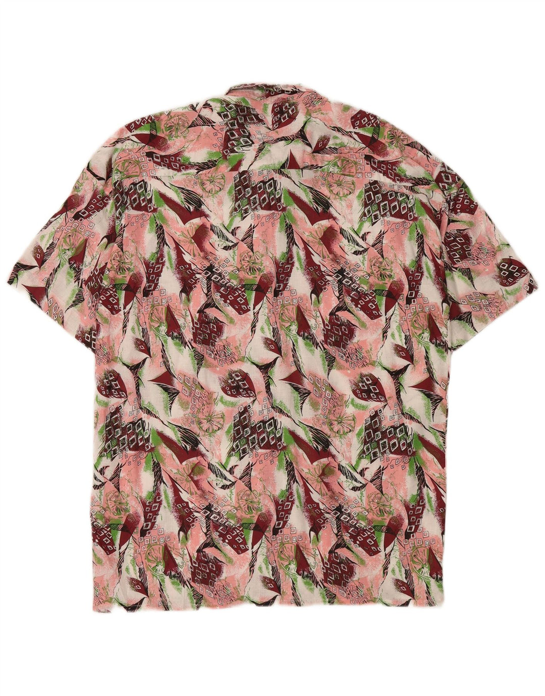 Vintage Mens Abstract Pattern Shirt Size 39/40 Medium Multicoloured