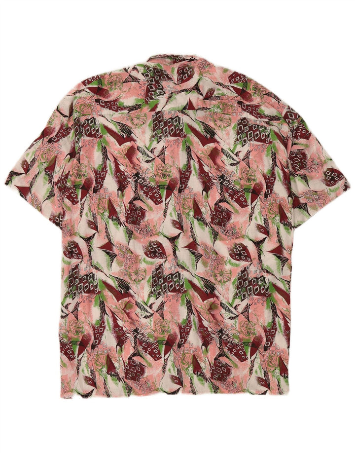 Vintage Mens Abstract Pattern Shirt Size 39/40 Medium Multicoloured